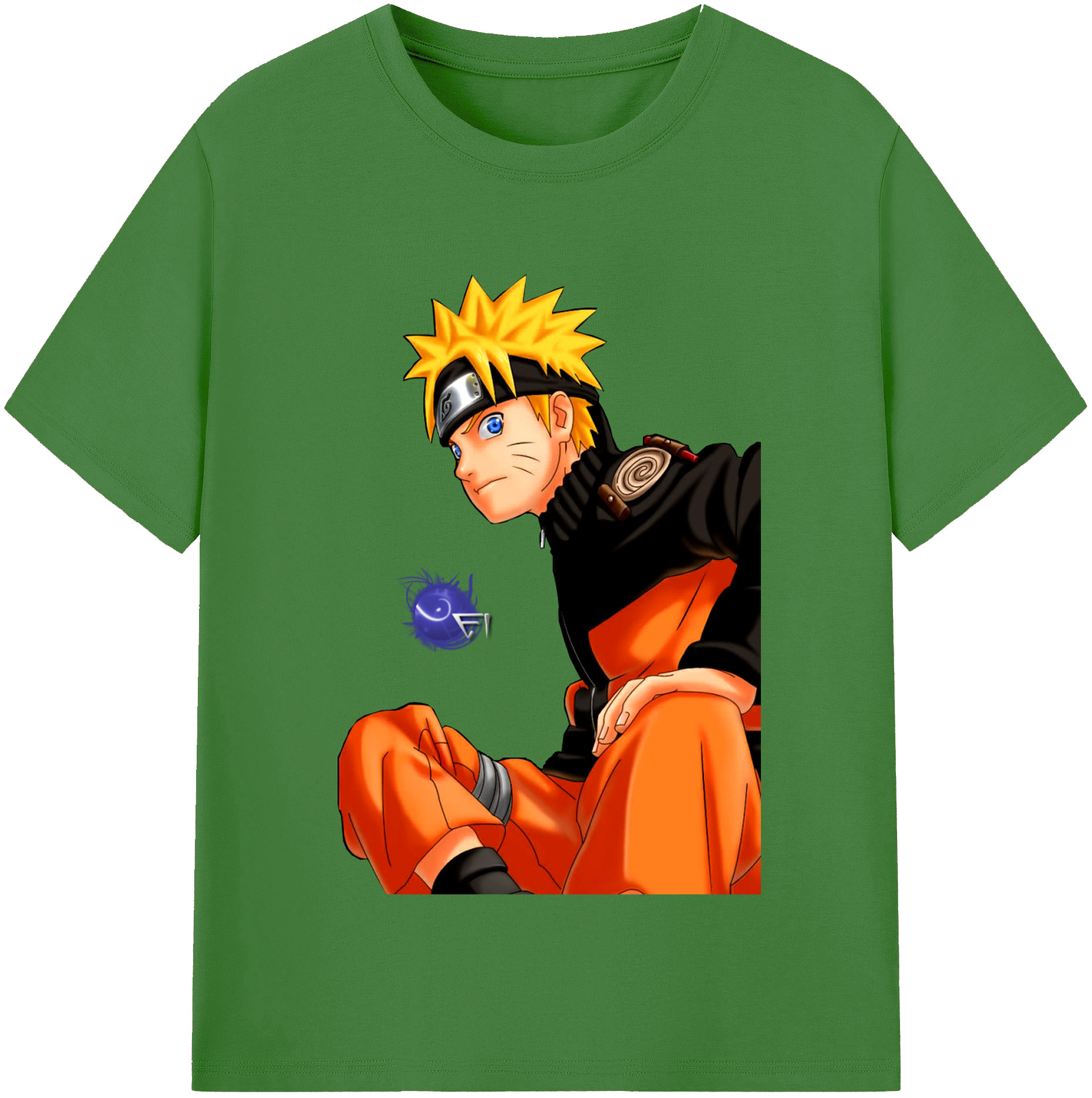 （画像用） NARUTO -ナルト- うずまき ナルト Uzumaki Naruto レディースカジュアルプリントTシャツ（綿100％）